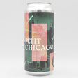 This is a can of Brasserie du Bas - Petit Chicago - 6.5% (473ml). It is a IPA craft beer available to buy from Ghost Whale, voted London's best craft beer shop.