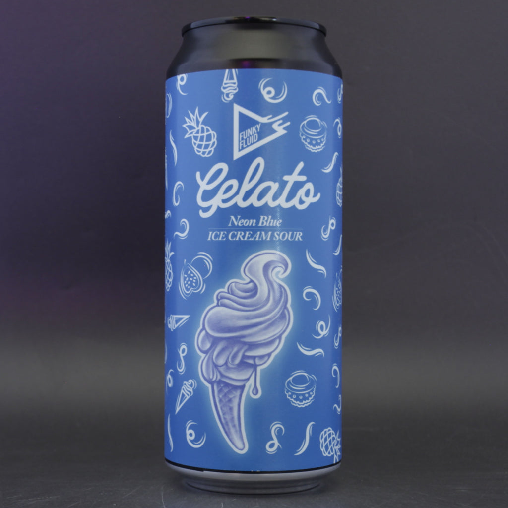 Funky Fluid - Gelato: Neon Blue - 5.5% (500ml) - Ghost Whale