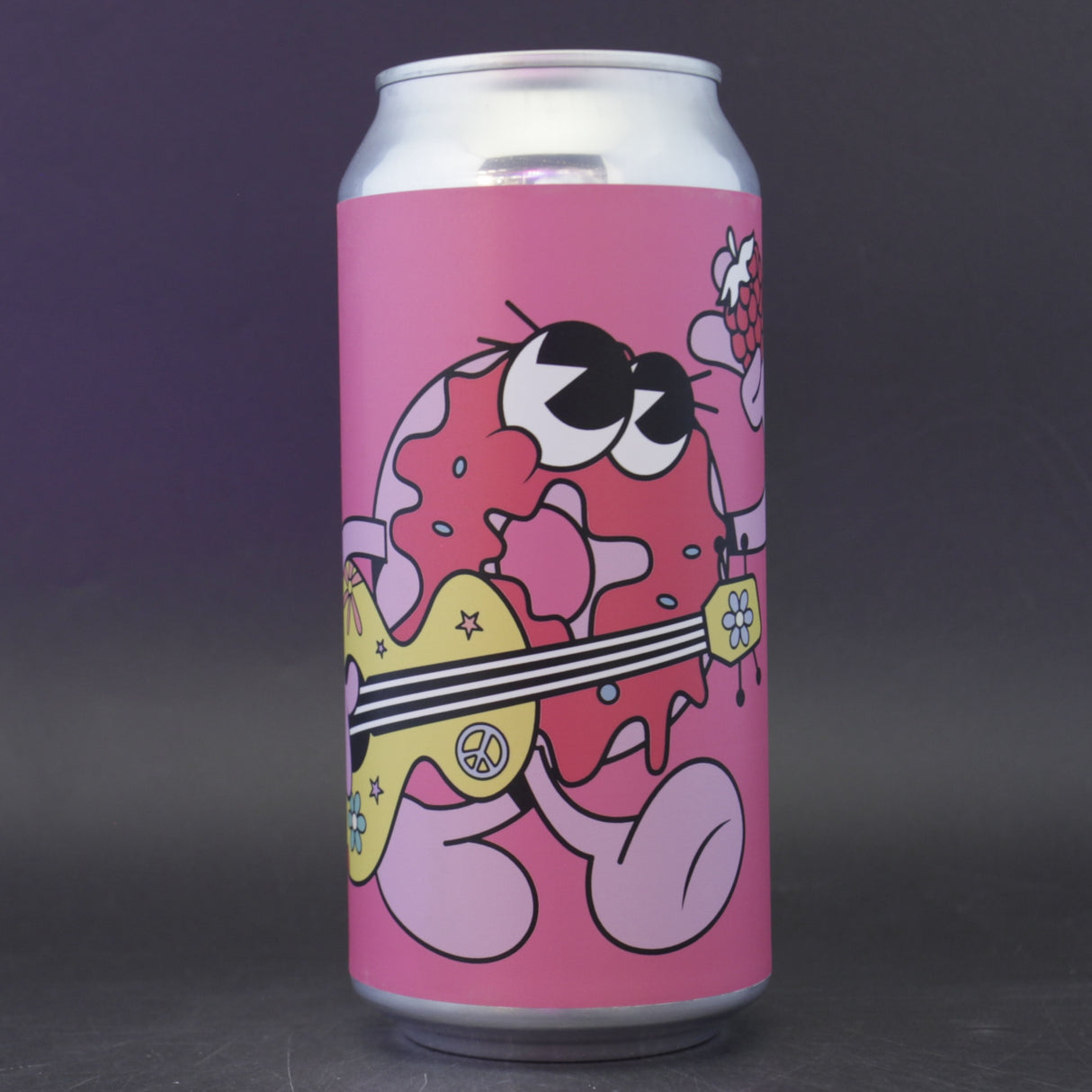 This is a can of UnBarred - Donut Party: Raspberry Jammin' Pastry Sour - 6.3% (440ml). It is a Sour craft beer available to buy from Ghost Whale, voted London's best craft beer shop.