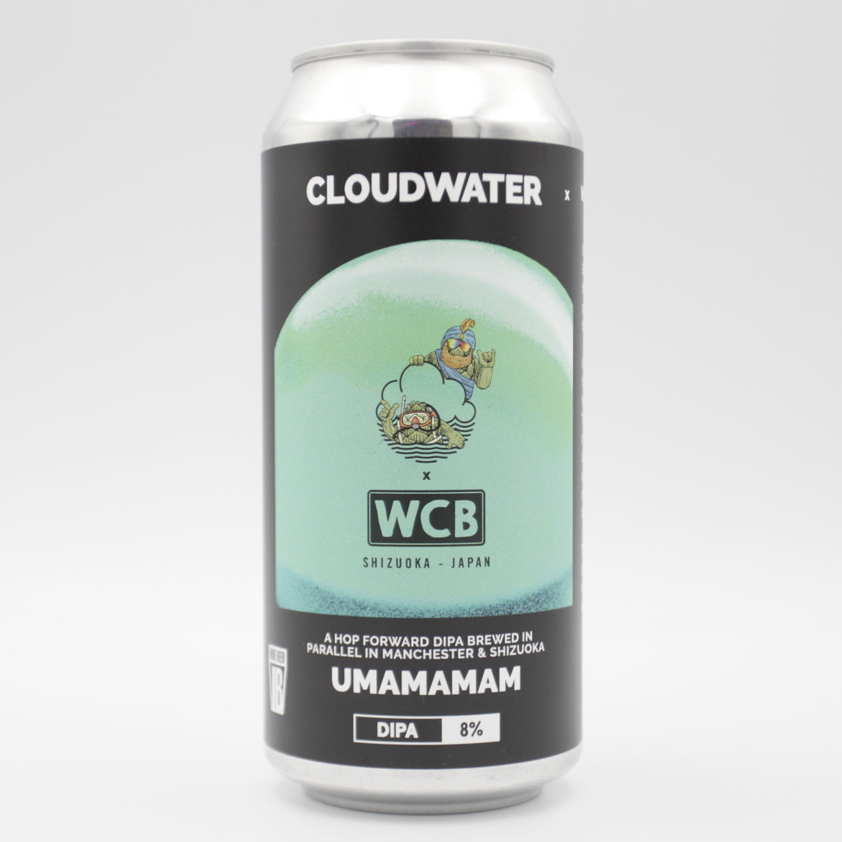 This is a can of Cloudwater / West Coast Brewing - Umamamam - 8% (440ml). It is a Double IPA craft beer available to buy from Ghost Whale, voted London's best craft beer shop.