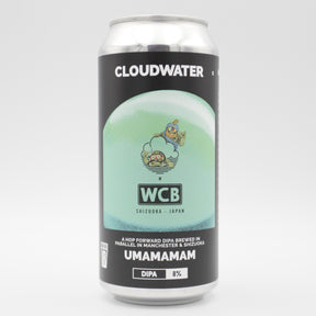 This is a can of Cloudwater / West Coast Brewing - Umamamam - 8% (440ml). It is a Double IPA craft beer available to buy from Ghost Whale, voted London's best craft beer shop.