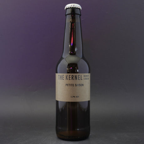 This is a bottle of The Kernel - Petite Saison - 5.2% (330ml). It is a Saison craft beer available to buy from Ghost Whale, voted London's best craft beer shop.