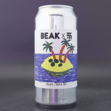 This is a can of Beak Brewery / Fast Fashion - Isles - 8% (440ml). It is a Double IPA craft beer available to buy from Ghost Whale, voted London's best craft beer shop.