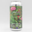 This is a can of Arpus Brewing Co - Apple x Mango x Banana x Cinnamon Smoothie Sour Ale - 4.5% (440ml). It is a Sour craft beer available to buy from Ghost Whale, voted London's best craft beer shop.