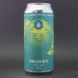 This is a can of Drop Project - Krusher - 5.5% (440ml). It is a Pale Ale craft beer available to buy from Ghost Whale, voted London's best craft beer shop.