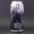 This is a can of Azvex - Cavity Magnetron - 7% (440ml). It is a IPA craft beer available to buy from Ghost Whale, voted London's best craft beer shop.