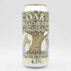 This is a can of Anspach & Hobday - Oak - 4.3% (440ml). It is a Pale Ale craft beer available to buy from Ghost Whale, voted London's best craft beer shop.