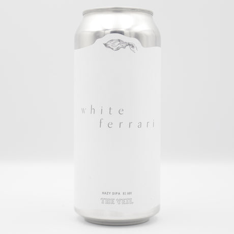 This is a can of The Veil - Whiteferrari - 8% (473ml). It is a Double IPA craft beer available to buy from Ghost Whale, voted London's best craft beer shop.