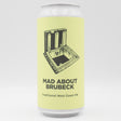 This is a can of Pomona Island - Mad About Brubeck - 6.9% (440ml). It is a IPA craft beer available to buy from Ghost Whale, voted London's best craft beer shop.