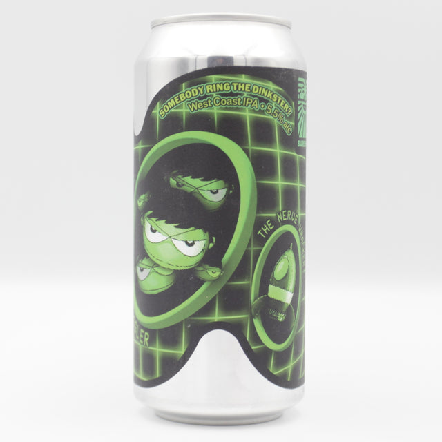 This is a can of Sureshot / Silent Brew Co. - Somebody Ring The Dinkster? - 5.5% (440ml). It is a IPA craft beer available to buy from Ghost Whale, voted London's best craft beer shop.