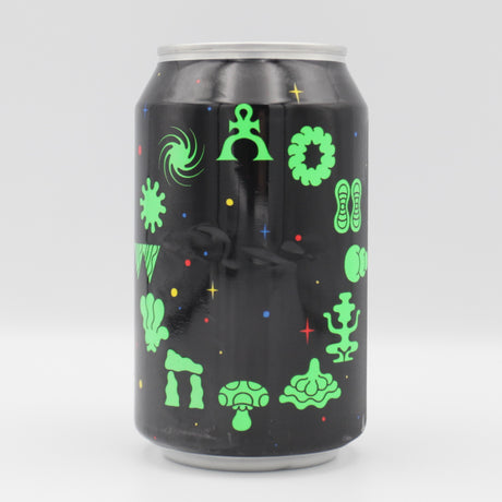 This is a can of Omnipollo - Zodiac AF - 0.3% (330ml). It is a IPA craft beer available to buy from Ghost Whale, voted London's best craft beer shop.