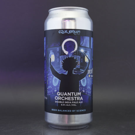 Equilibrium - Quantum Orchestra - 8.5% (473ml) is a  Double IPA craft Beer available to buy from Ghost Whale - voted London's best craft beer shop.