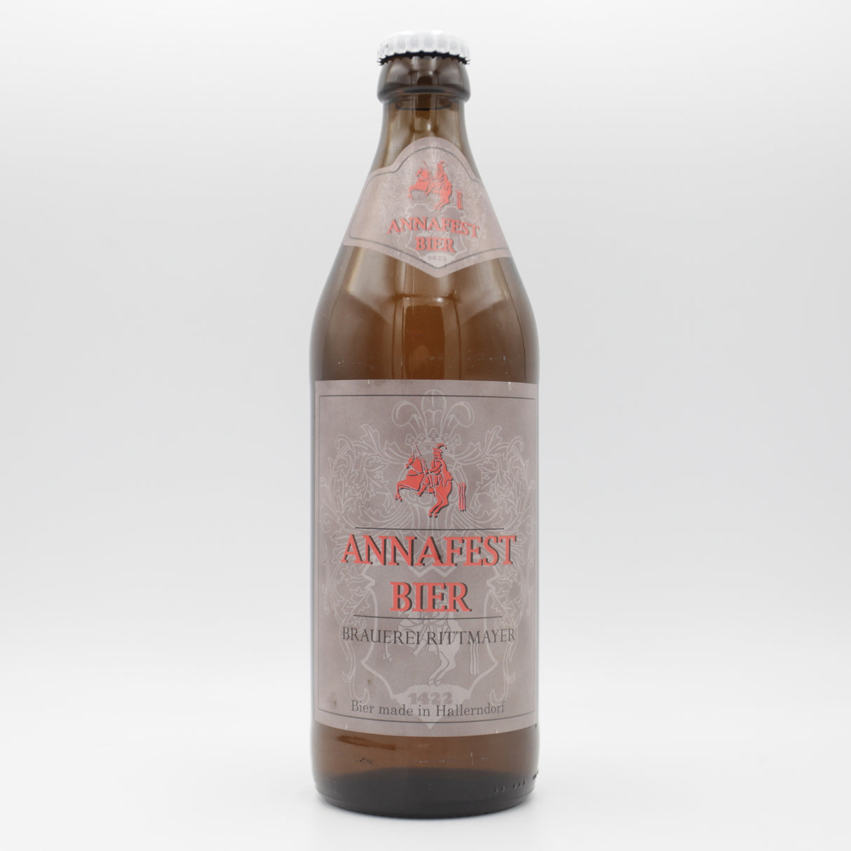 This is a bottle of Rittmayer - Annafestbier - 5.6% (500ml). It is a Lager / Pilsner / Kölsch craft beer available to buy from Ghost Whale, voted London's best craft beer shop.