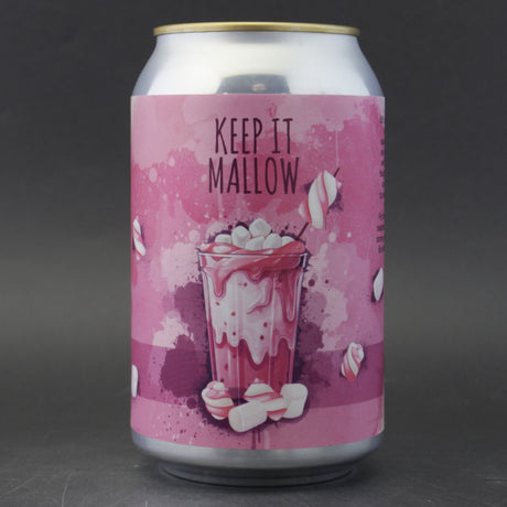 This is a can of Alchemik - Keep It Mallow - 5.5% (330ml). It is a Sour craft beer available to buy from Ghost Whale, voted London's best craft beer shop.