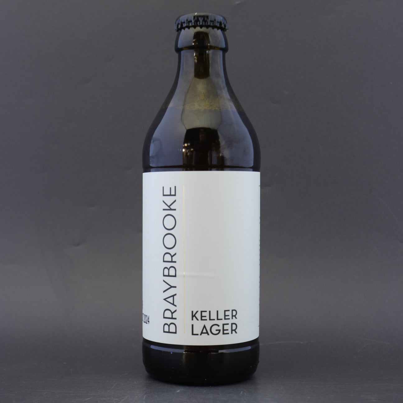 This is a bottle of Braybrooke - Keller Lager - 4.8% (330ml). It is a Lager / Pilsner / Kölsch craft beer available to buy from Ghost Whale, voted London's best craft beer shop.
