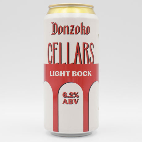 This is a can of Donzoko - Cellars - 6.2% (440ml). It is a Lager / Pilsner / Kölsch craft beer available to buy from Ghost Whale, voted London's best craft beer shop.