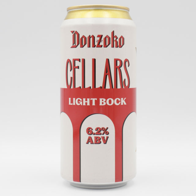 This is a can of Donzoko - Cellars - 6.2% (440ml). It is a Lager / Pilsner / Kölsch craft beer available to buy from Ghost Whale, voted London's best craft beer shop.