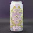 This is a can of Floc - Never There - 6.5% (440ml). It is a IPA craft beer available to buy from Ghost Whale, voted London's best craft beer shop.