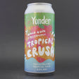 This is a can of Yonder - Tropical Crush - 4.5% (440ml). It is a Sour craft beer available to buy from Ghost Whale, voted London's best craft beer shop.
