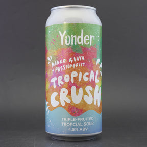 This is a can of Yonder - Tropical Crush - 4.5% (440ml). It is a Sour craft beer available to buy from Ghost Whale, voted London's best craft beer shop.