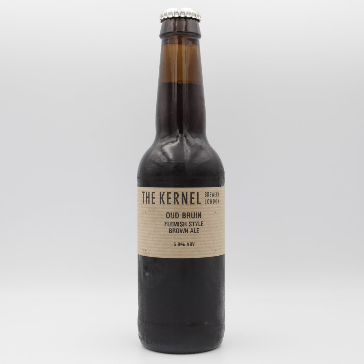 This is a bottle of The Kernel - Oud Bruin - 5.9% (330ml). It is a Sour craft beer available to buy from Ghost Whale, voted London's best craft beer shop.