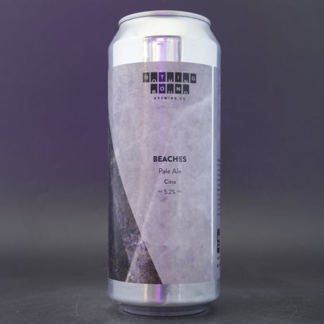This is a can of Nothing Bound - Beaches - 5.2% (500ml). It is a Pale Ale craft beer available to buy from Ghost Whale, voted London's best craft beer shop.