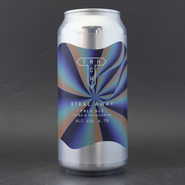 This is a can of Track - Steal Away - 4.7% (440ml). It is a Pale Ale craft beer available to buy from Ghost Whale, voted London's best craft beer shop.