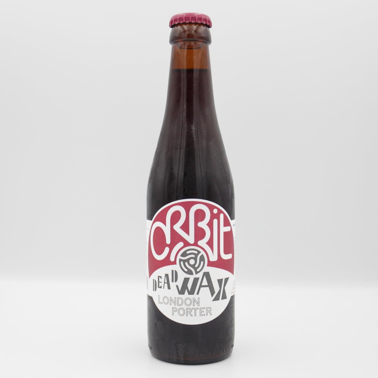 This is a bottle of Orbit - Dead Wax - 5.5% (330ml). It is a Stout / Porter craft beer available to buy from Ghost Whale, voted London's best craft beer shop.