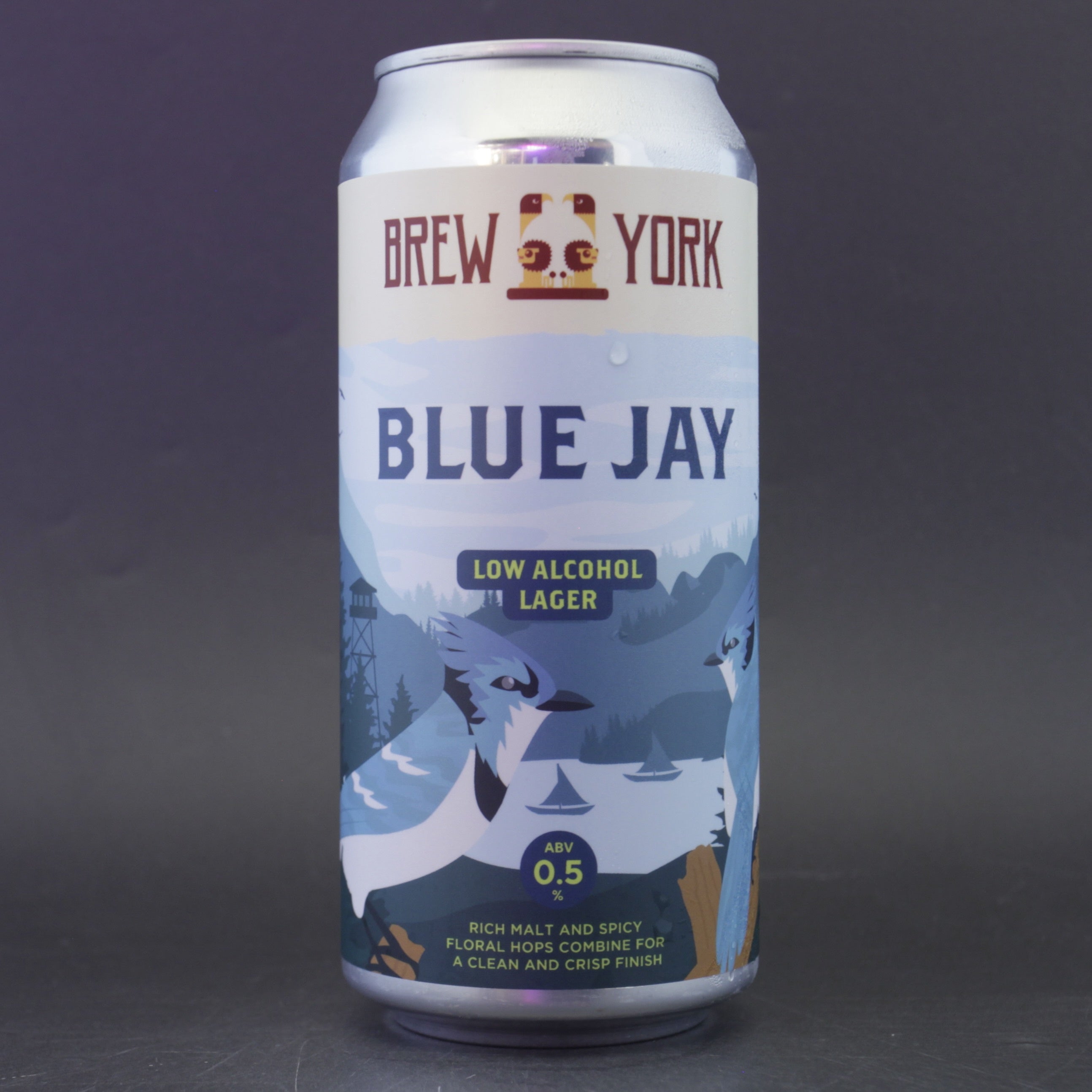 Brew York - Blue Jay - 0.5% (440ml) - Ghost Whale