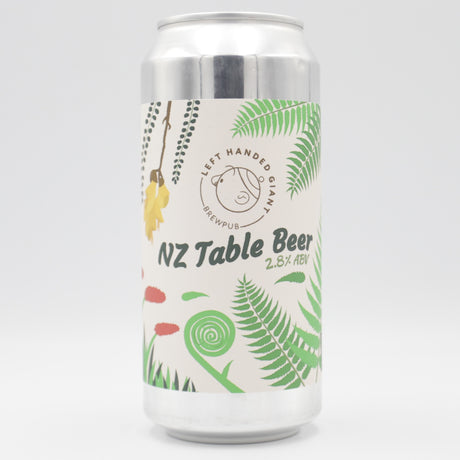 This is a can of Left Handed Giant - Brewpub: NZ Table Beer - 2.8% (440ml). It is a Pale Ale craft beer available to buy from Ghost Whale, voted London's best craft beer shop.