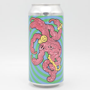 This is a can of Omnipollo / Troon - Late Night Craving - 9% (440ml). It is a Triple IPA craft beer available to buy from Ghost Whale, voted London's best craft beer shop.