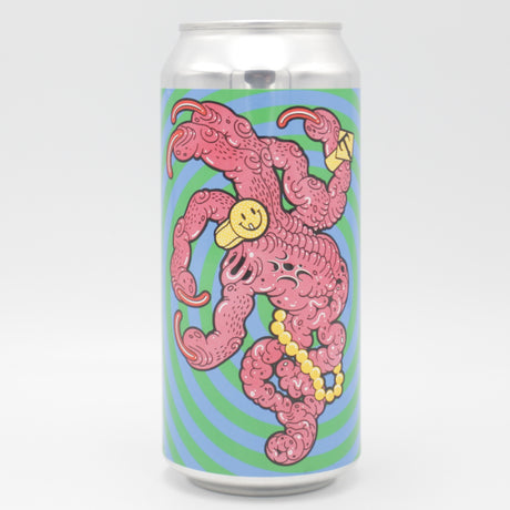 This is a can of Omnipollo / Troon - Late Night Craving - 9% (440ml). It is a Triple IPA craft beer available to buy from Ghost Whale, voted London's best craft beer shop.