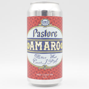 This is a can of Pastore - Amaro - 6.7% (440ml). It is a IPA craft beer available to buy from Ghost Whale, voted London's best craft beer shop.