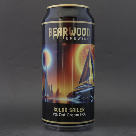 This is a can of Bearwood - Solar Sailer - 7% (440ml). It is a IPA craft beer available to buy from Ghost Whale, voted London's best craft beer shop.