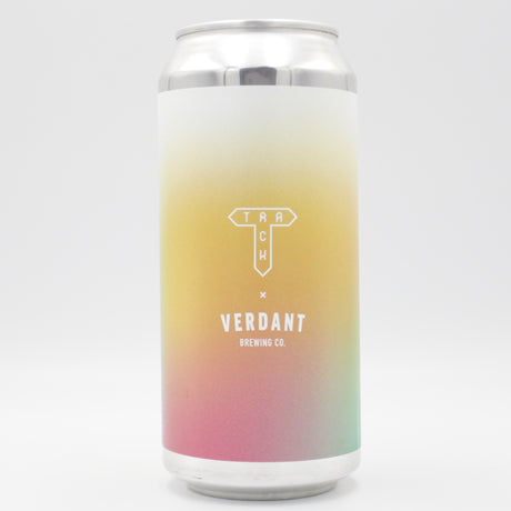 This is a can of Track / Verdant - Flux: Phase 9 - 8% (440ml). It is a Double IPA craft beer available to buy from Ghost Whale, voted London's best craft beer shop.