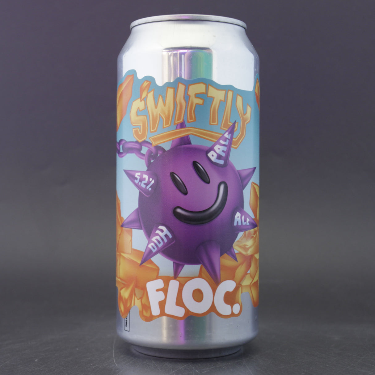 This is a can of Floc - Swiftly - 5.2% (440ml). It is a Pale Ale craft beer available to buy from Ghost Whale, voted London's best craft beer shop.