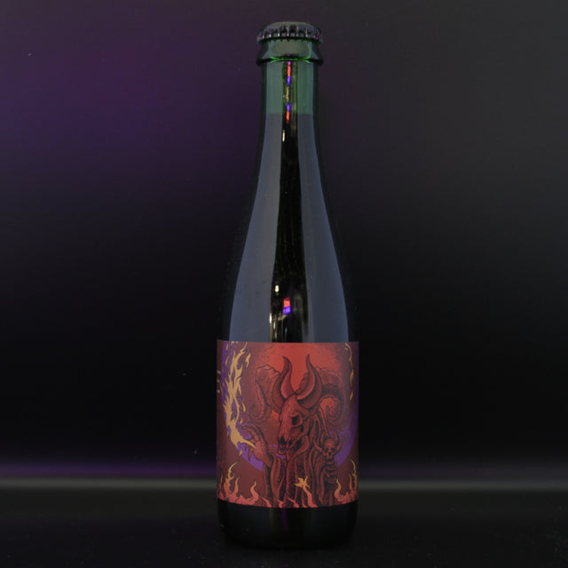 This is a bottle of Holy Goat - Goatfire - 6.9% (375ml). It is a Sour craft beer available to buy from Ghost Whale, voted London's best craft beer shop.