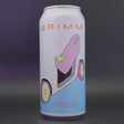 This is a can of Grimm Artisanal Ales - Lambo Door - 8% (473ml). It is a Double IPA craft beer available to buy from Ghost Whale, voted London's best craft beer shop.