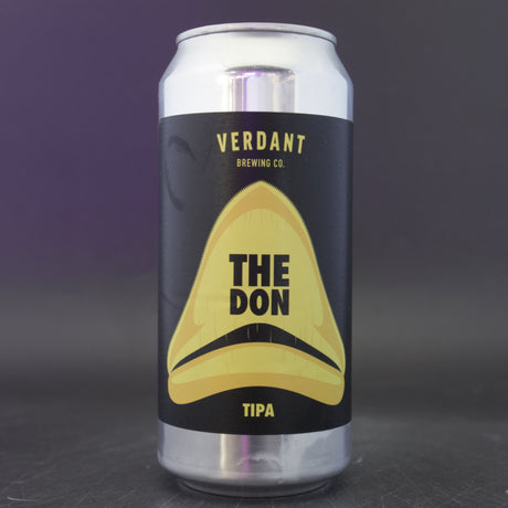 This is a can of Verdant - The Don - 10% (440ml). It is a Triple IPA craft beer available to buy from Ghost Whale, voted London's best craft beer shop.