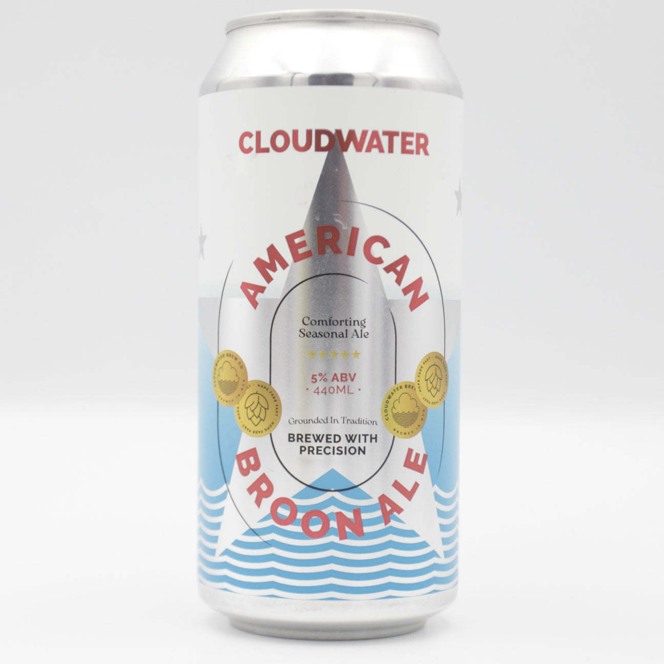This is a can of Cloudwater - American Broon Ale - 5% (440ml). It is a Brown Ale craft beer available to buy from Ghost Whale, voted London's best craft beer shop.