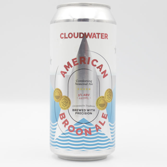 This is a can of Cloudwater - American Broon Ale - 5% (440ml). It is a Brown Ale craft beer available to buy from Ghost Whale, voted London's best craft beer shop.