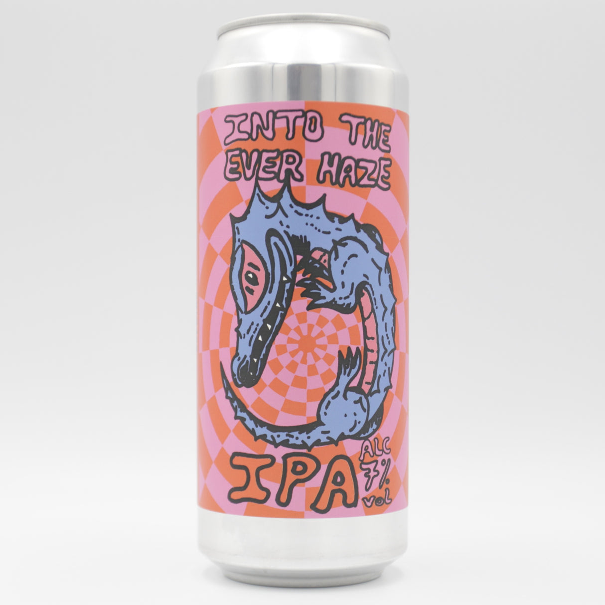 This is a can of DEYA / Tripping Animals - Into The Ever Haze - 7% (500ml). It is a IPA craft beer available to buy from Ghost Whale, voted London's best craft beer shop.