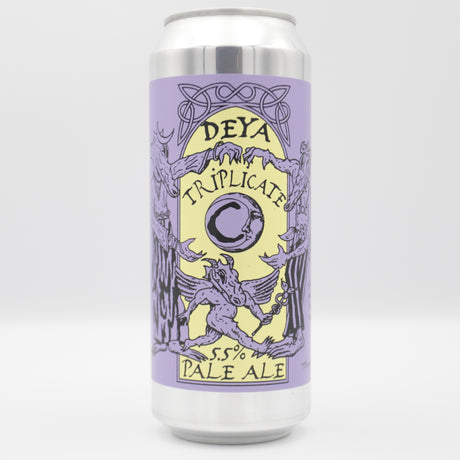 This is a can of DEYA - Triplicate C - 5.5% (500ml). It is a Pale Ale craft beer available to buy from Ghost Whale, voted London's best craft beer shop.