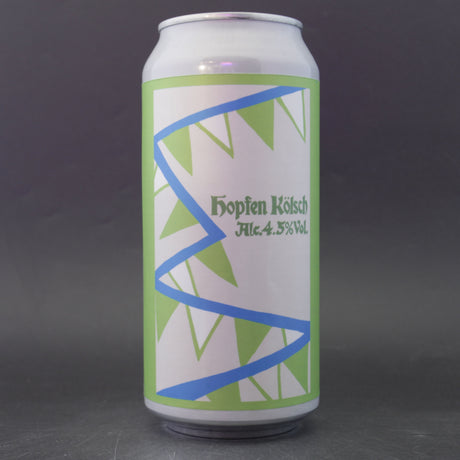 This is a can of Saint Mars Of The Desert - Hopfenkolsch - 4.5% (440ml). It is a Pale Ale craft beer available to buy from Ghost Whale, voted London's best craft beer shop.