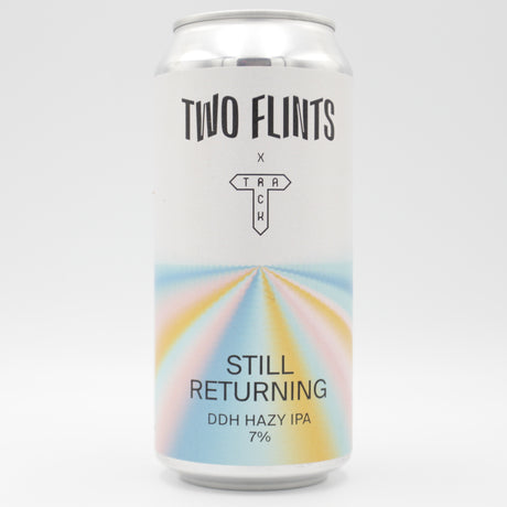 This is a can of Two Flints / Track - Still Returning - 7% (440ml). It is a IPA craft beer available to buy from Ghost Whale, voted London's best craft beer shop.