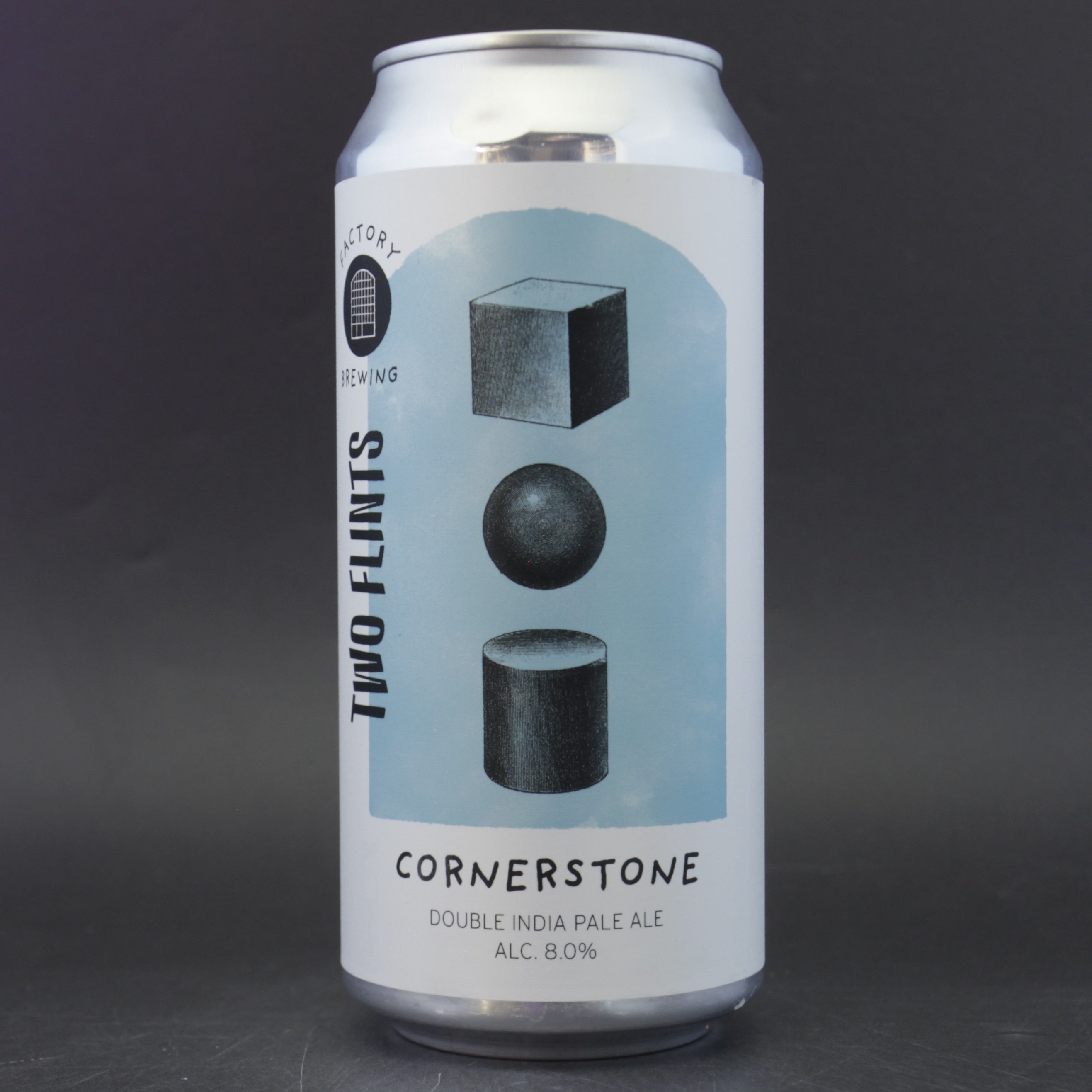 Factory Brewing  Two Flints - Cornerstone - 8% (440ml) - Ghost Whale