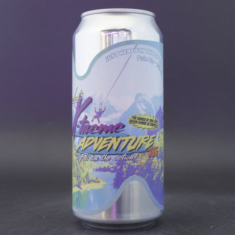 This is a can of Sureshot - Just Here For The Zipline - 3% (440ml). It is a Pale Ale craft beer available to buy from Ghost Whale, voted London's best craft beer shop.