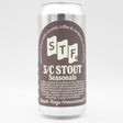 This is a can of Simple Things Fermentations - 3/C Stout - 6.2% (440ml). It is a Stout / Porter craft beer available to buy from Ghost Whale, voted London's best craft beer shop.