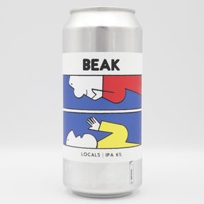 This is a can of Beak - Locals - 6% (440ml). It is a IPA craft beer available to buy from Ghost Whale, voted London's best craft beer shop.