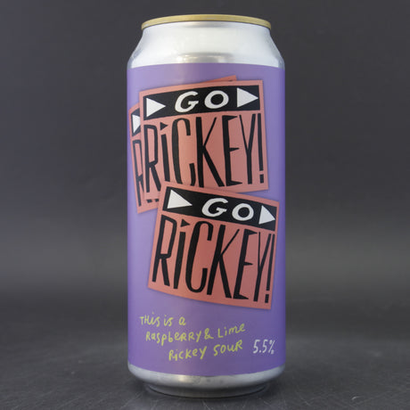 This is a can of Pretty Decent - Go Rickey! Go Rickey! - 5.5% (440ml). It is a Sour craft beer available to buy from Ghost Whale, voted London's best craft beer shop.